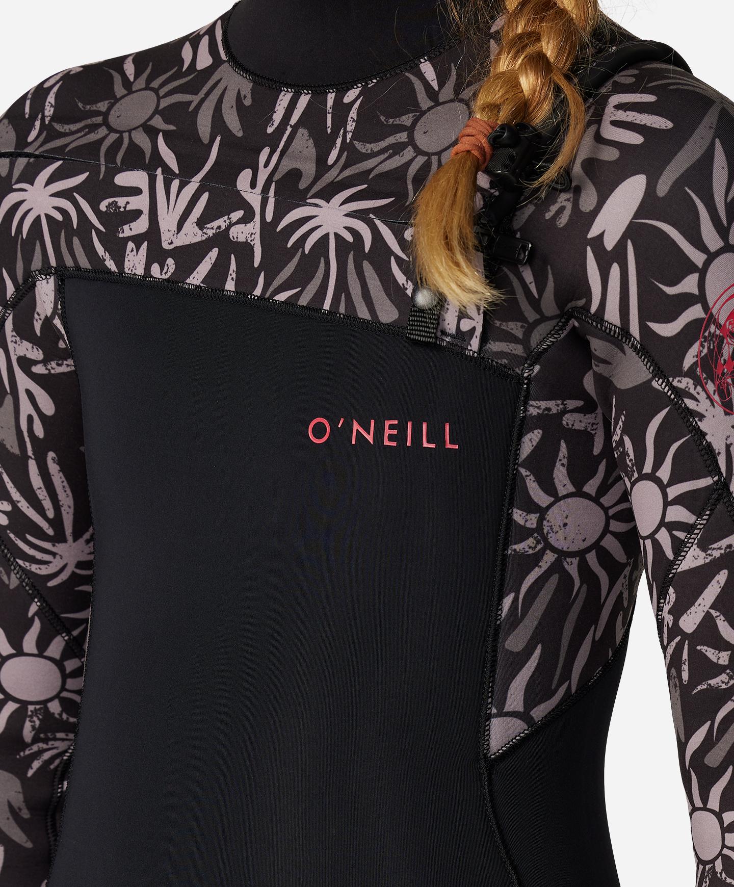 Girl's Bahia 4/3mm Steamer Chest Zip Wetsuit - Follow The Sun