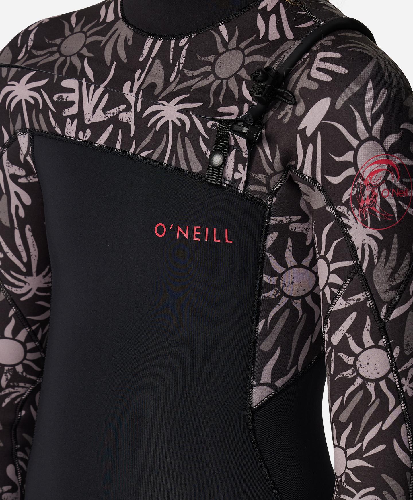 Girl's Bahia 4/3mm Steamer Chest Zip Wetsuit - Follow The Sun