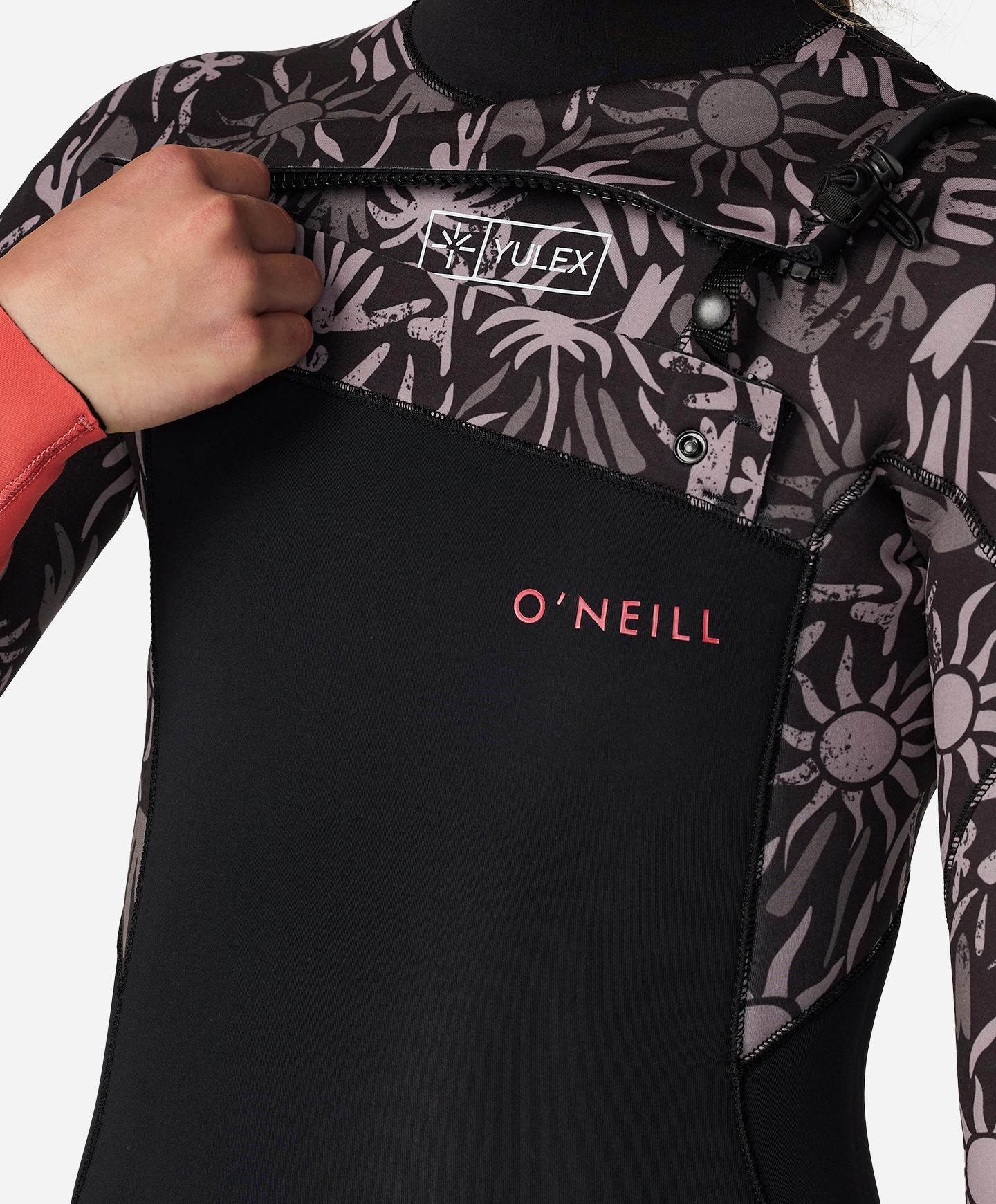 Girl's Bahia 4/3mm Steamer Chest Zip Wetsuit - Follow The Sun