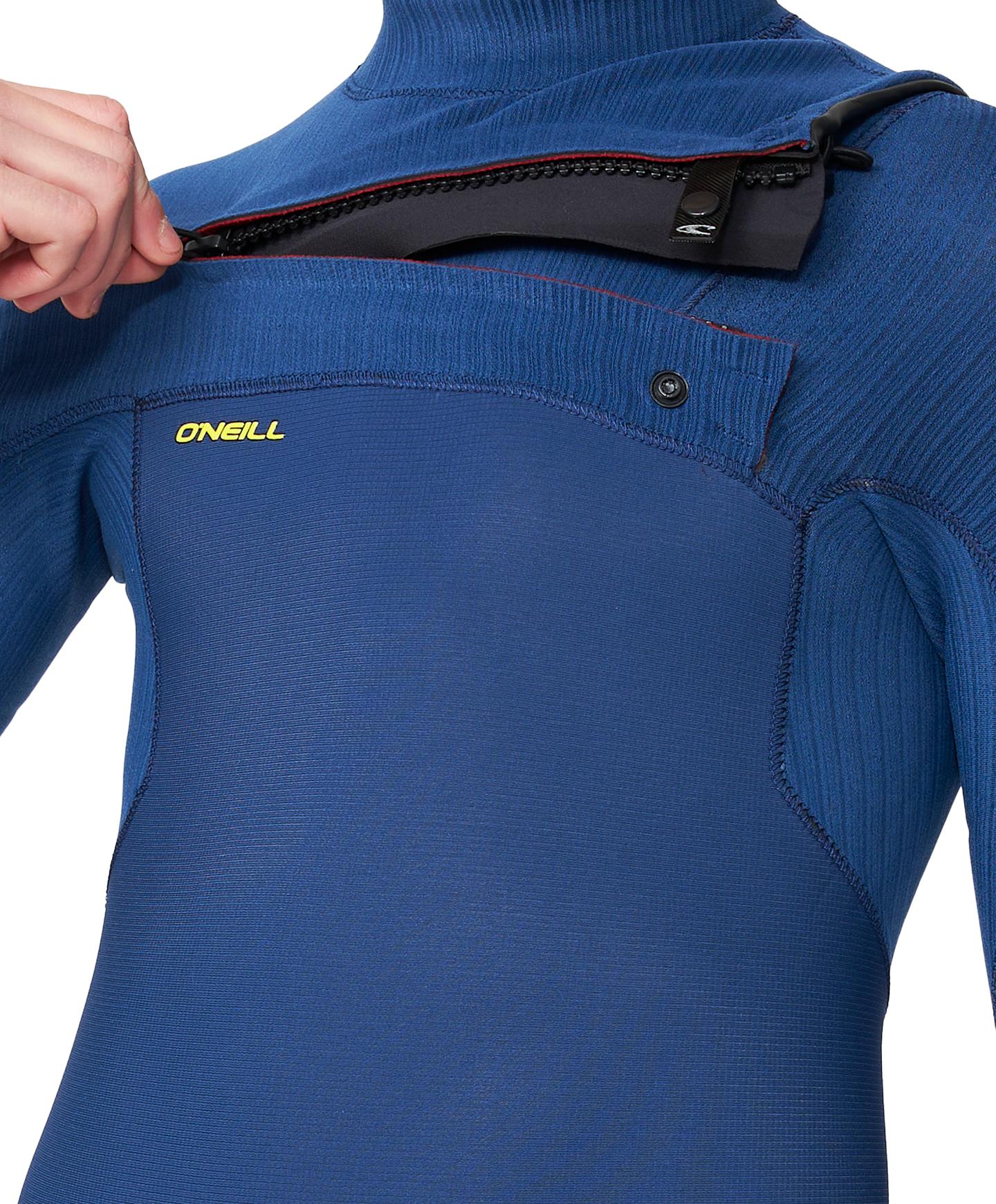 Boy's HyperFire 3/2mm Steamer Chest Zip Wetsuit - Navy