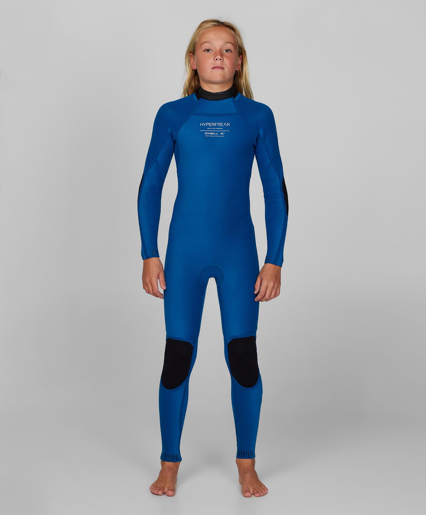 Boy's HyperFreak 3/2+ Steamer Back Zip Wetsuit - Black