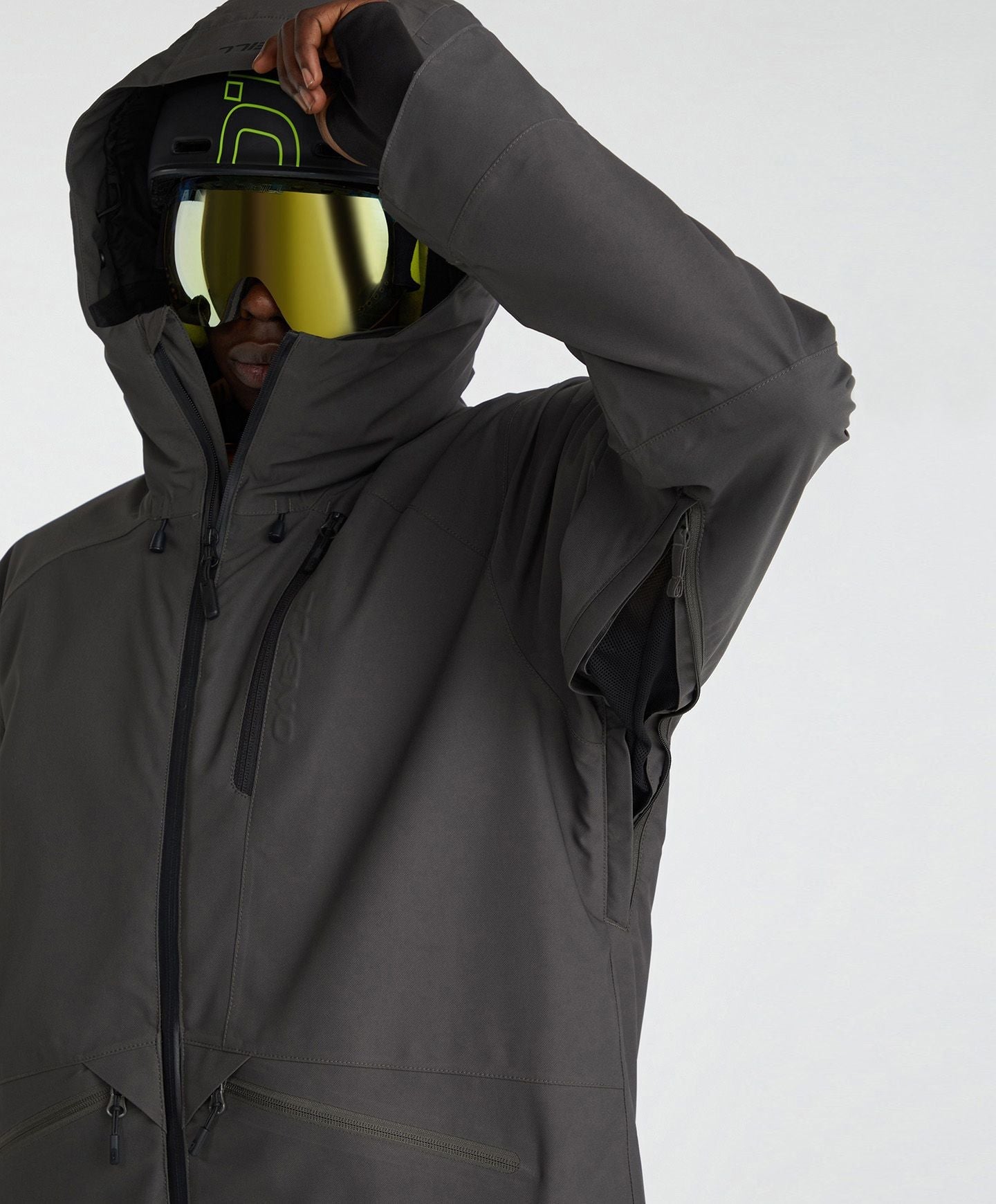 Men's Total Disorder Snow Jacket - Raven