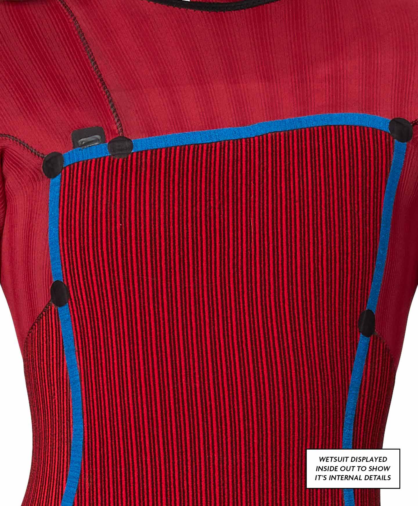 Women's HyperFire X 3/2mm Steamer Chest Zip Wetsuit - Black