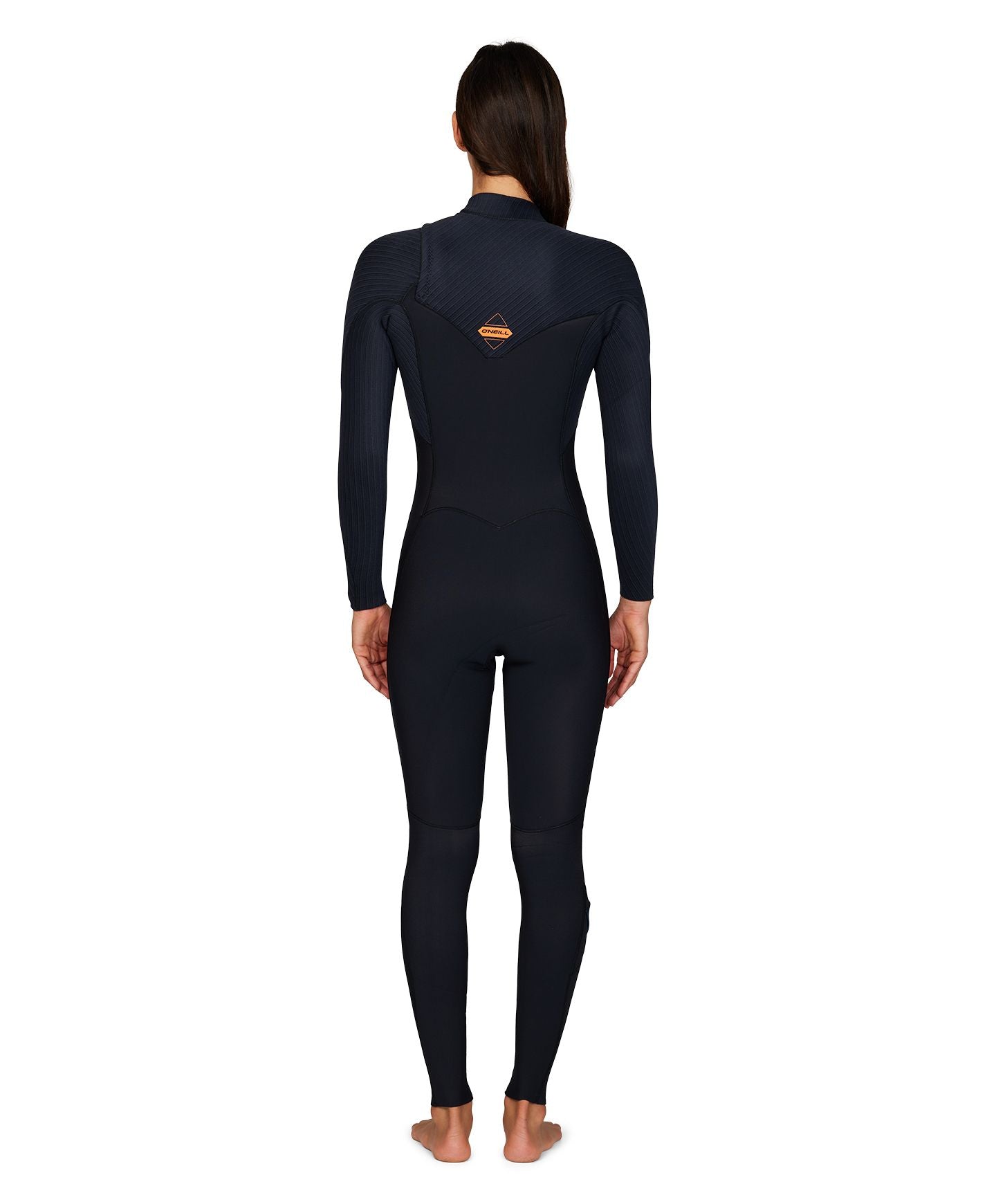 Women's HyperFreak 5.5/4+mm Steamer Chest Zip Wetsuit - Black