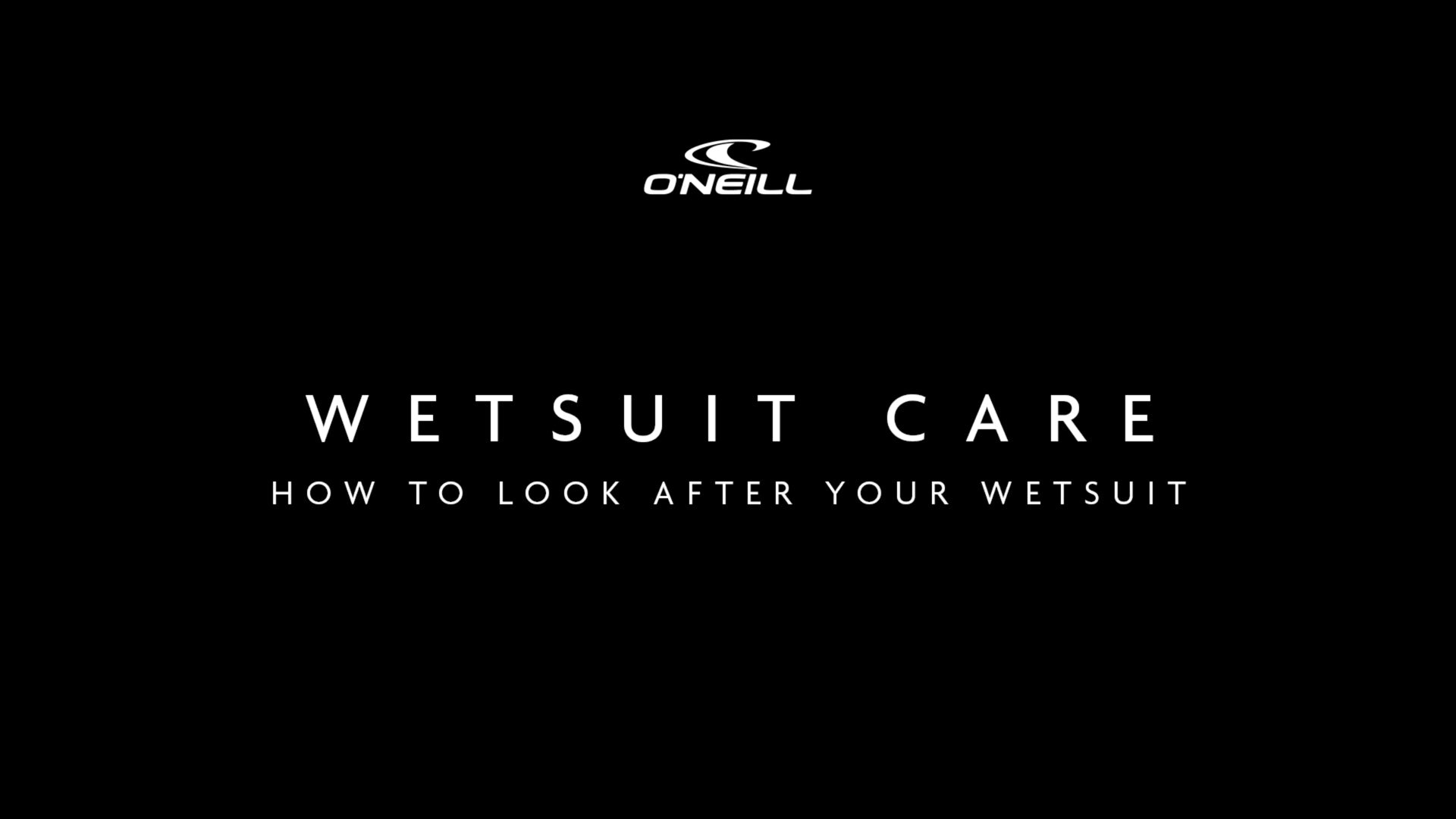 How to care for your wetsuit