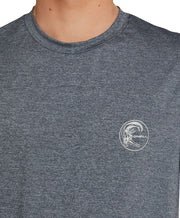 24-7 Hybrid Surf Tee Short Sleeve Rashie - Charcoal