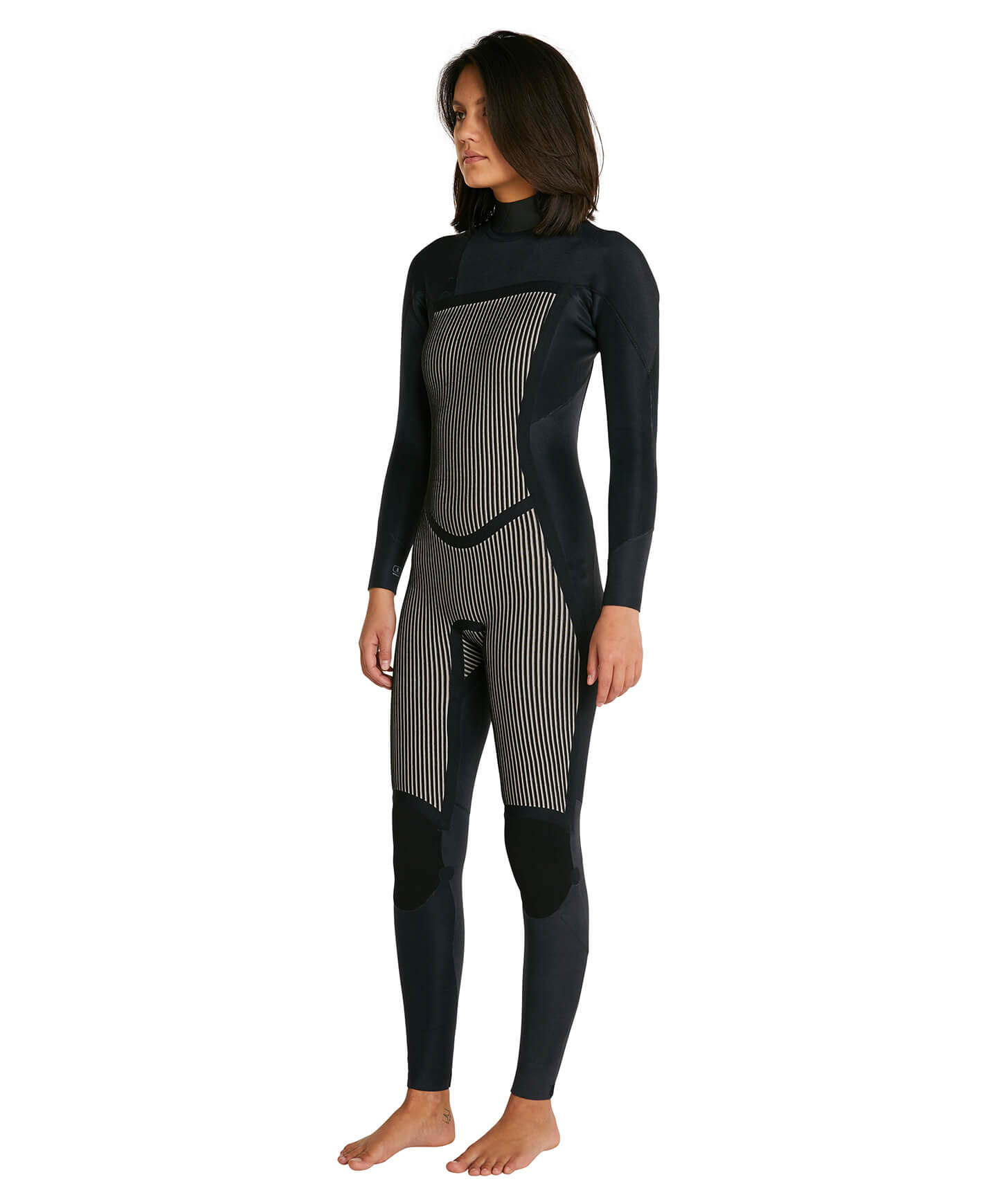 Women's Bahia 3/2mm Steamer Chest Zip Wetsuit - Black