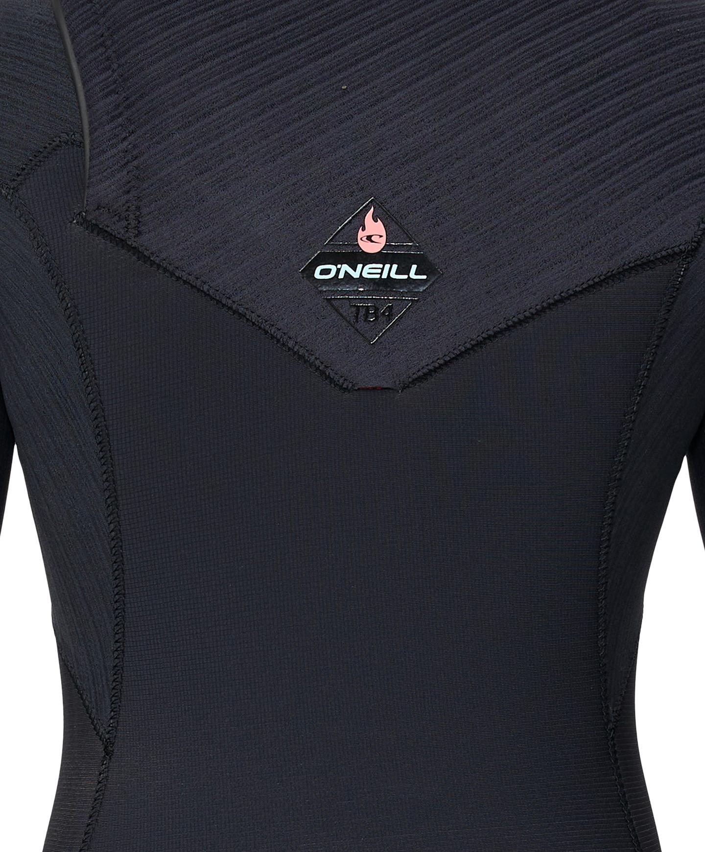 Girl's HyperFire 3/2mm Steamer Chest Zip Wetsuit - Black