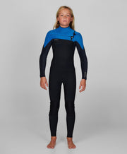 Boy's HyperFreak 3/2+ Steamer Chest Zip Wetsuit - Bali Blue