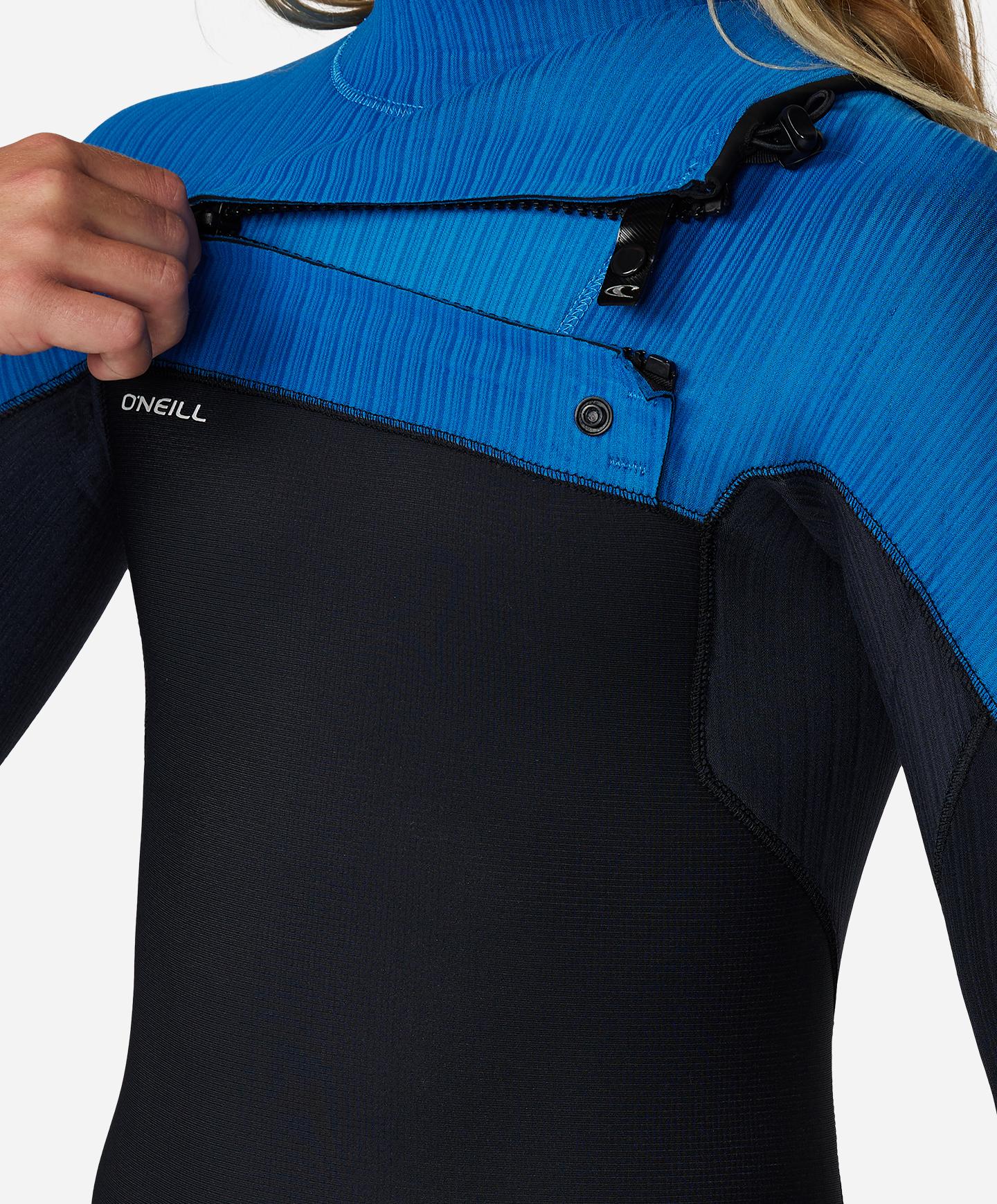 Boy's HyperFreak 3/2+ Steamer Chest Zip Wetsuit - Bali Blue
