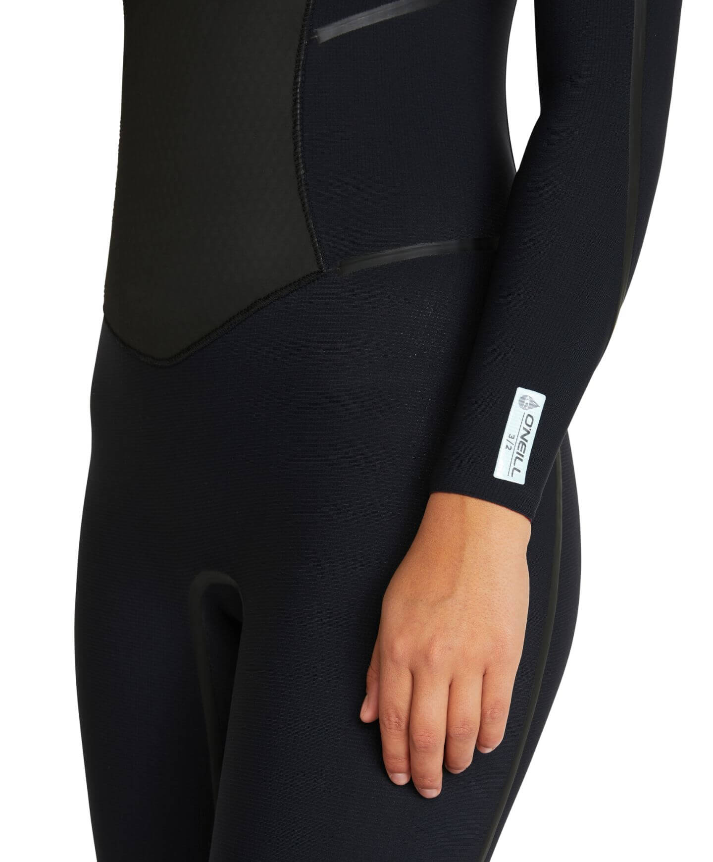 Women's Psycho Tech 4/3mm Steamer Chest Zip Wetsuit - Black