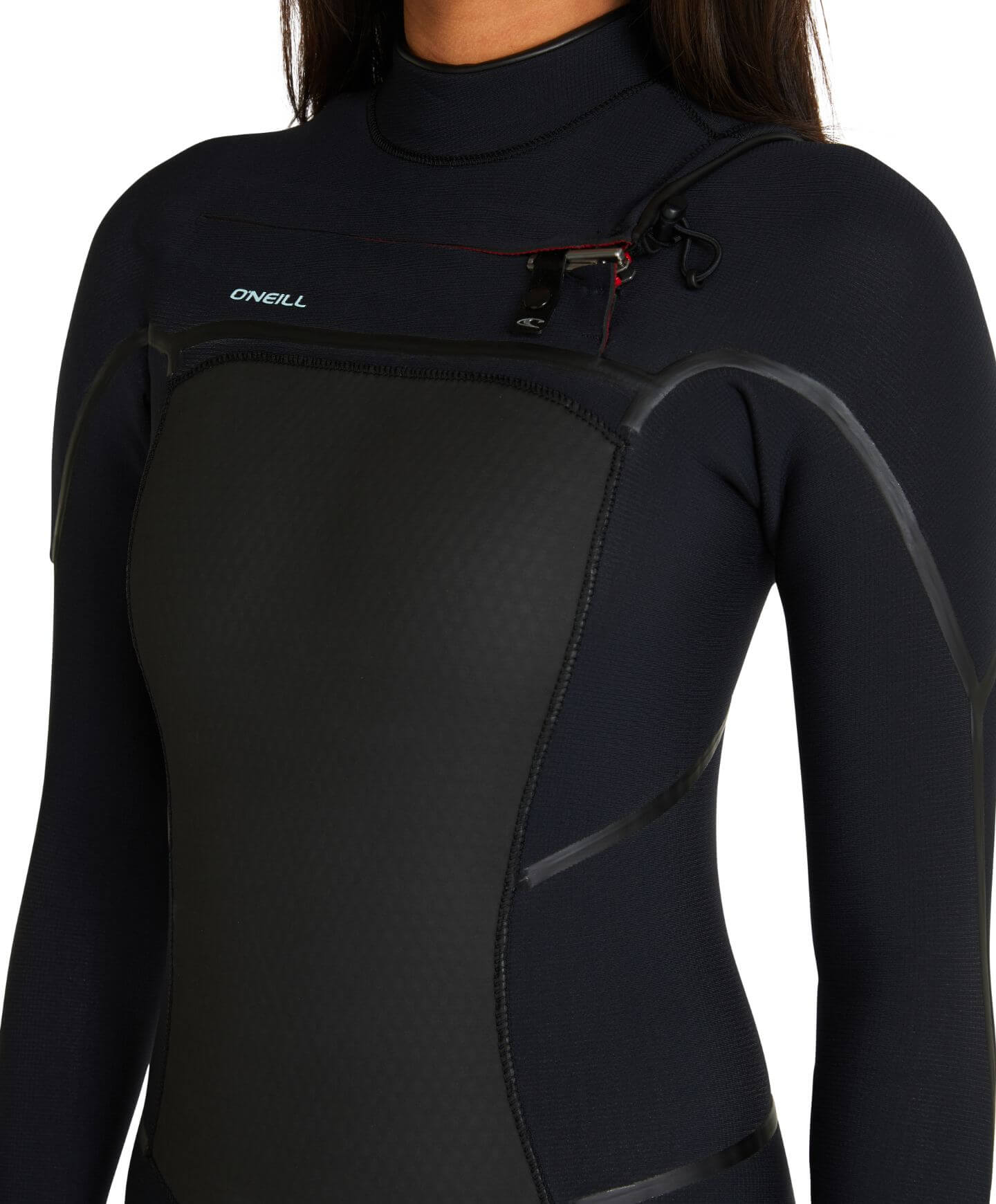 Women's Psycho Tech 3/2mm Steamer Chest Zip Wetsuit - Black