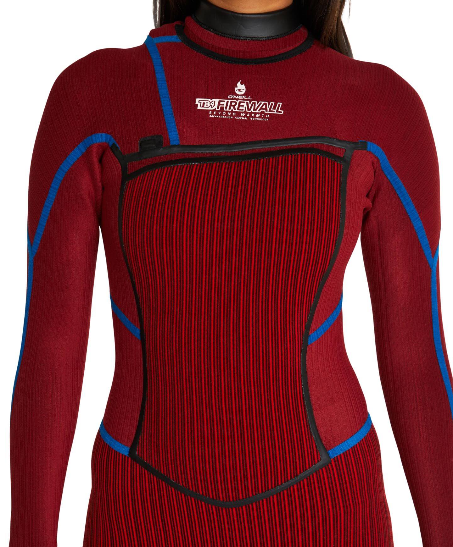 Women's Psycho Tech 3/2mm Steamer Chest Zip Wetsuit - Black