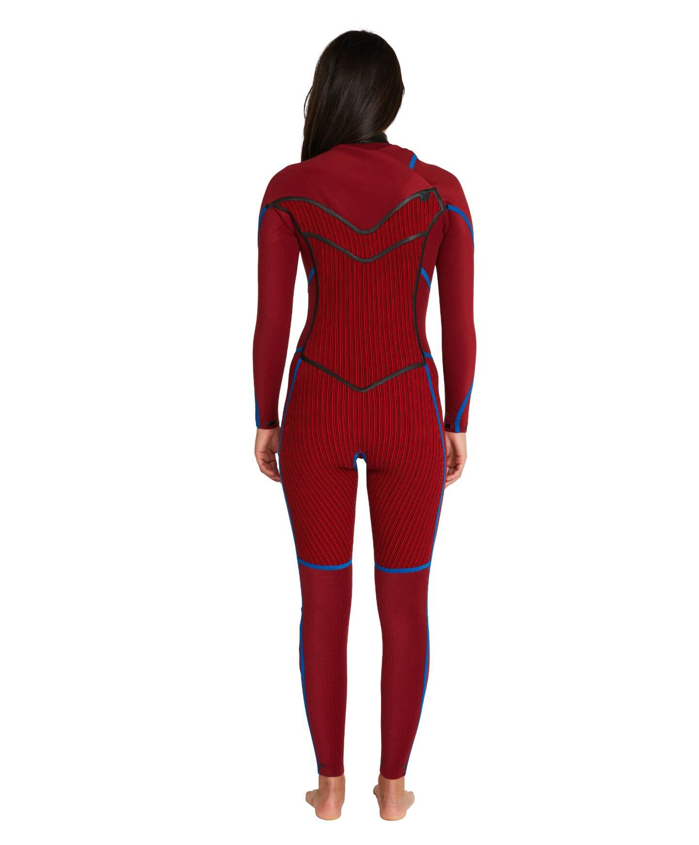 Women's Psycho Tech 3/2mm Steamer Chest Zip Wetsuit - Black